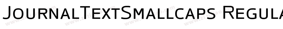 JournalTextSmallcaps Regular字体转换